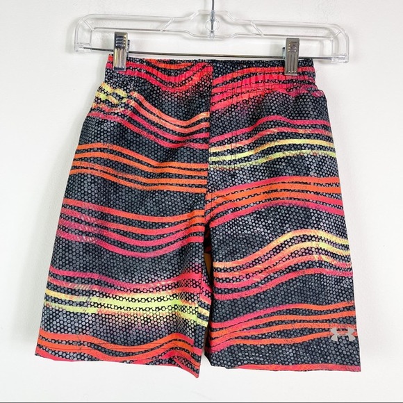 Under Armour Other - Under Armour NWT BOYS Atomic Wave Stripe Volley Swim Trunks Shorts 6